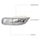 Spec-D Tuning Toyota Corolla Altis Fog Lights With Clear Lens 03, PK2 LF-COR03COEM-HZ - alternate 2